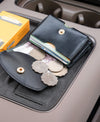 Handmade Full-Grain Saddle Leather Trifold Wallet - Black