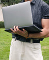 Full-Grain Bridle Leather Laptop Sleeve & Stand