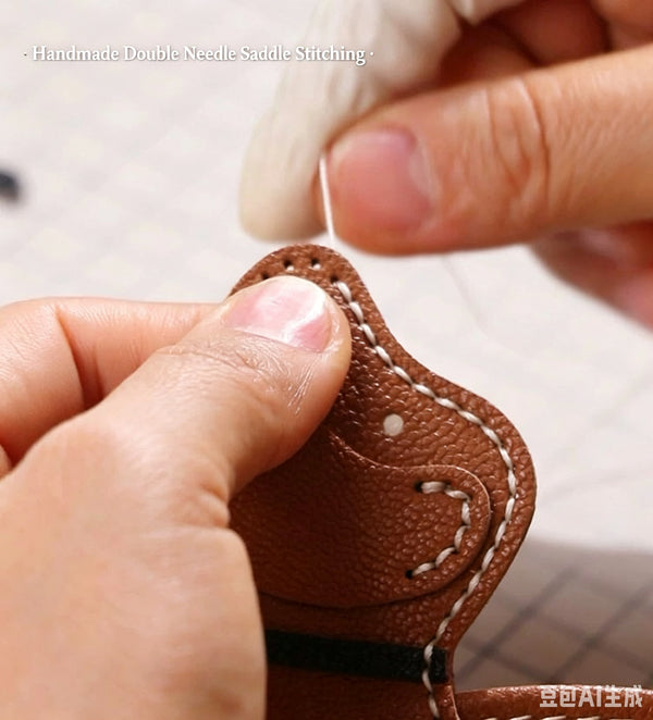 Trendy Genuine Leather Puppy Charm