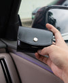 Handmade Full-Grain Saddle Leather Trifold Wallet - Black