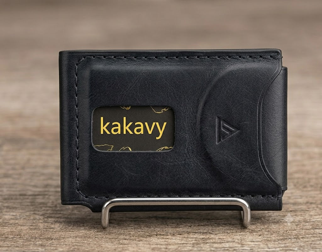 Slim Innovative Bifold Leather Card Wallet