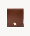 Slim Leather Wallet with Pen Slot – Handcrafted Full-Grain EDC Wallet