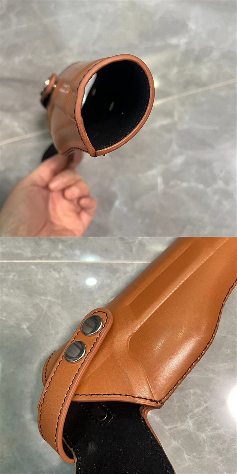 Leather Molded OWB Pistol Holster
