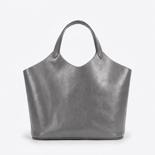 Minimal Leather Tote — Effortless Everyday Style