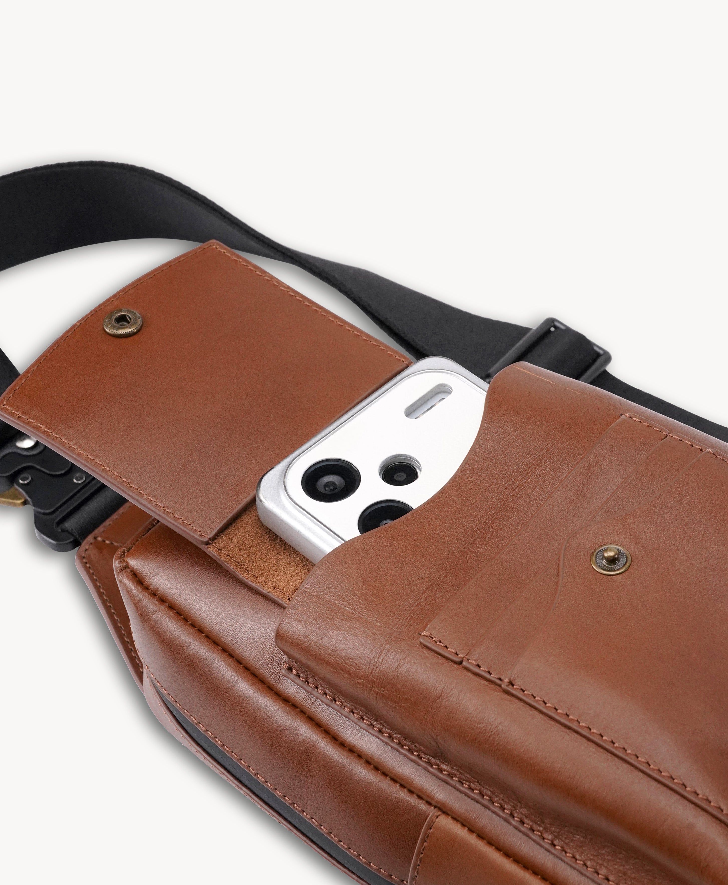Vintage American Leather Motorcycle Chest Pack