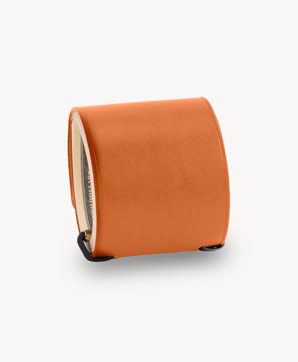 Handcrafted Leather Cash Wrap Wallet - Slim, Minimal, Essential