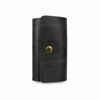Handcrafted Vintage Leather Key Holder with Brass Hooks