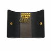 Handcrafted Vintage Leather Key Holder with Brass Hooks