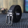 Vintage Full-Grain Leather Belt | Classic Pin Buckle