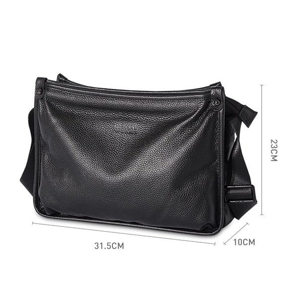 Bolso mensajero de cuero de primera calidad