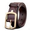 Men's Full-Grain Leather Pin Buckle Belt