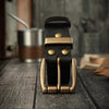 Premium Waxed Genuine Leather Belt | Heritage Brass Buckle