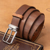 Vintage Full-Grain Leather Belt | Classic Pin Buckle