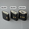 Handcrafted Leather Cash Wrap Wallet - Slim, Minimal, Essential