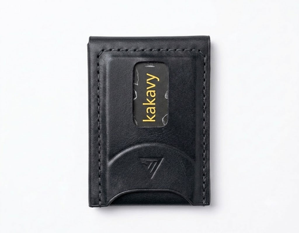 Slim Innovative Bifold Leather Card Wallet
