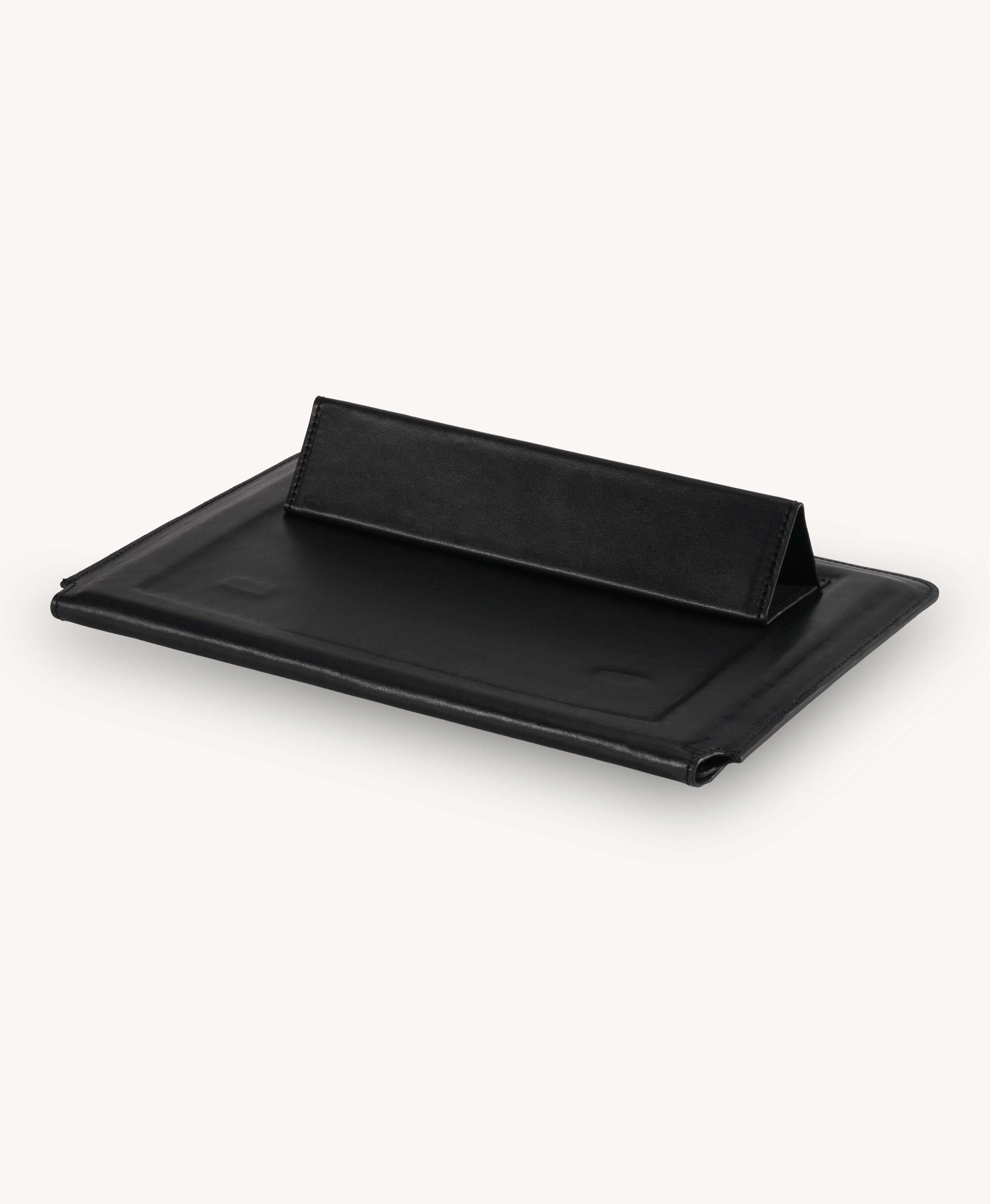 Full-Grain Bridle Leather Laptop Sleeve & Stand