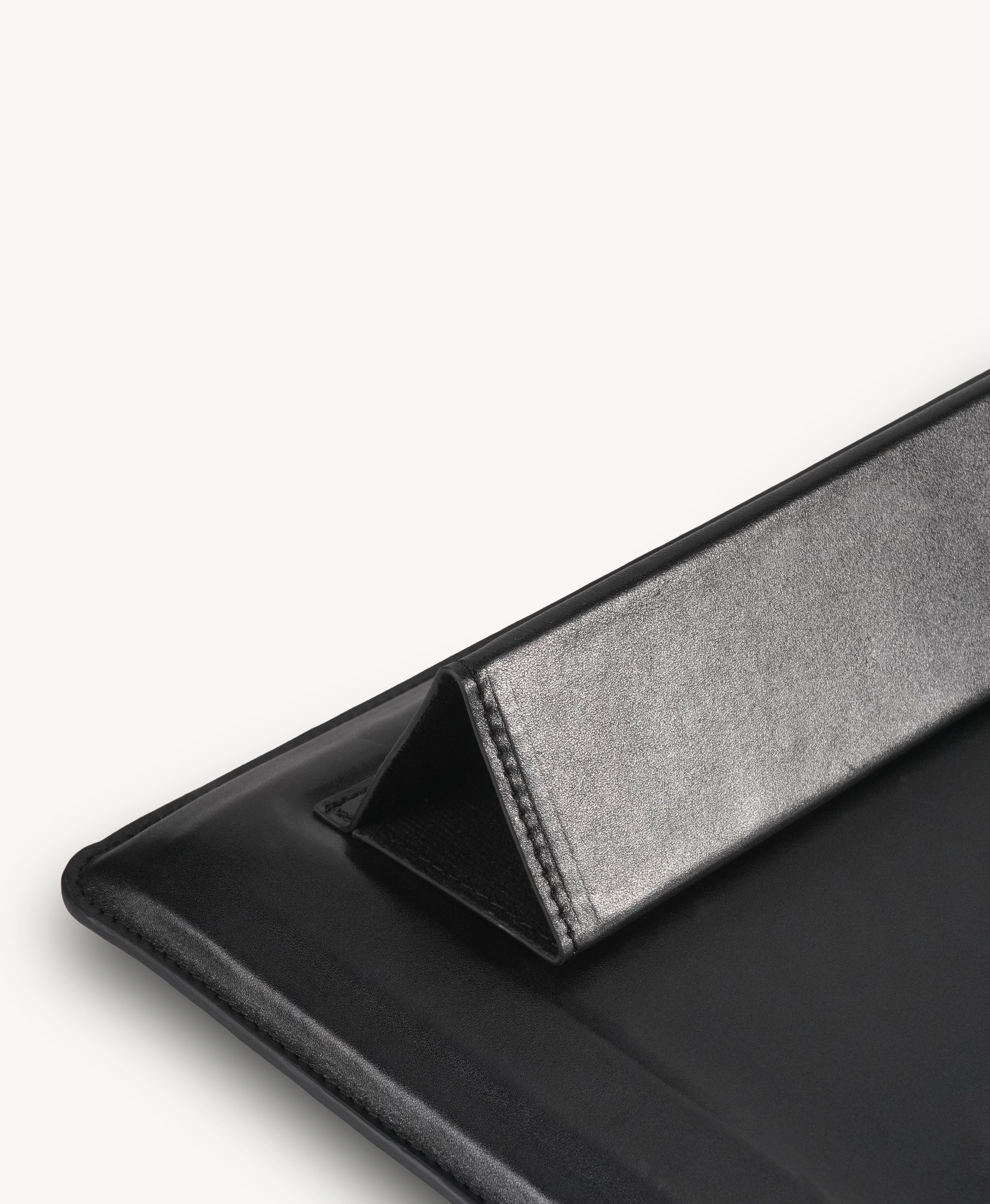 Full-Grain Bridle Leather Laptop Sleeve & Stand