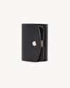 Handmade Full-Grain Saddle Leather Trifold Wallet - Black