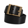 Premium Waxed Genuine Leather Belt | Heritage Brass Buckle