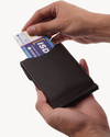 Full-Grain Crazy Horse Leather Money Clip Wallet