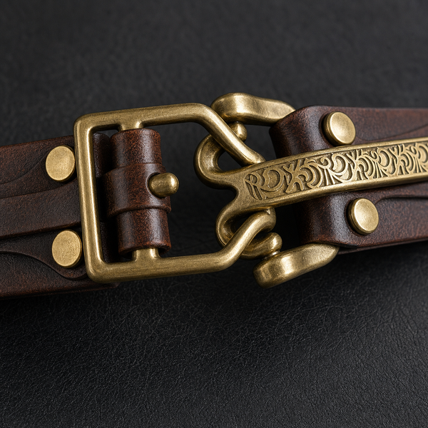 Handmade Littleton Cavalry Mens Leather Belt Man Outfit Belt