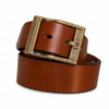 Premium Waxed Genuine Leather Belt | Heritage Brass Buckle