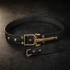 Handmade Littleton Cavalry Mens Leather Belt Man Outfit Belt