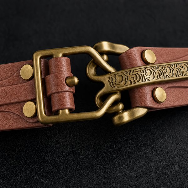 Handmade Littleton Cavalry Mens Leather Belt Man Outfit Belt