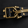 Handmade Littleton Cavalry Mens Leather Belt Man Outfit Belt