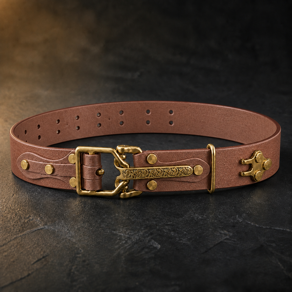 Handmade Littleton Cavalry Mens Leather Belt Man Outfit Belt