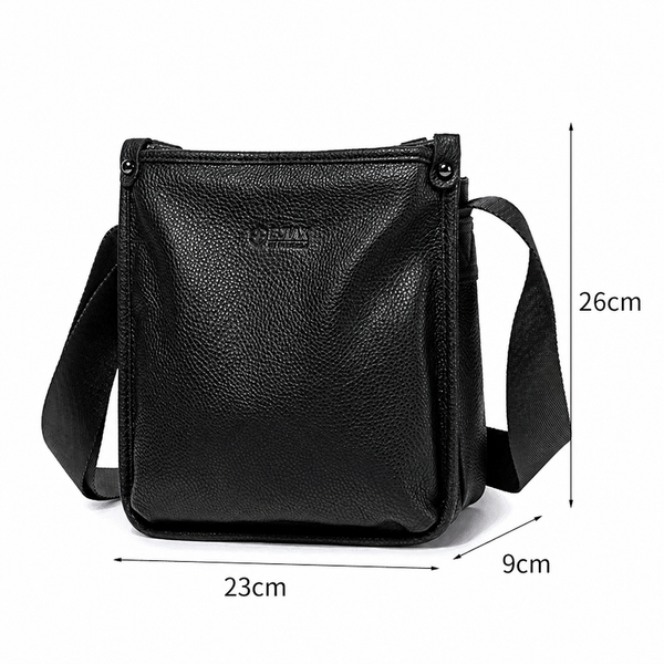 Bolso mensajero de cuero de primera calidad