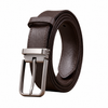 Vintage Full-Grain Leather Belt | Classic Pin Buckle