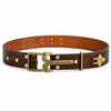 Handmade Littleton Cavalry Mens Leather Belt Man Outfit Belt