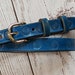 Handmade Italian Leather Belt: Women's Dress Belt, Floral Tooled, 1 inch