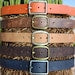 Women's Multicolored Leather Belt, Full Grain Leather Belt, 1.5