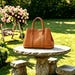 Handmade Leather Tote Bag Women, Full Grain Cowhide Shoulder Bag,Large Capacity Crossbody Purse,Womens Work Handbag,The perfect gift for her