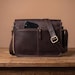Personalized Handmade Buffalo Leather Crossbody Bag | Top Grain Leather Messenger Purse | Vintage Shoulder Satchel Gift for Women Men | HLC