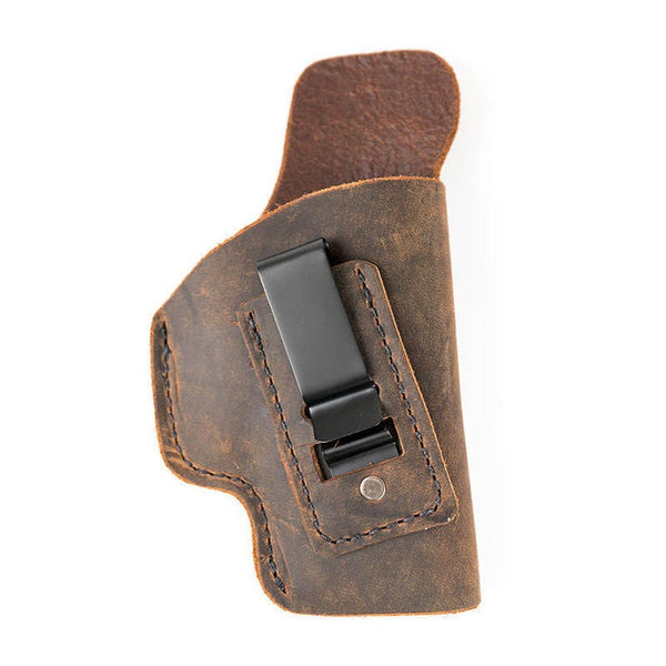CZ P-10c Leather Holster - SOFT Leather Inside the Waistband (IWB) Concealed Carry Holster- 100% Water Buffalo Leather - Made in U.S.A.
