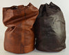 HANDMADE Leather Backpack Shoulder Bag, Moroccan Drawstring Bag, Duffel Bag, Gym Bag, Bucket Bag