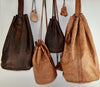 HANDMADE Leather Backpack Shoulder Bag, Moroccan Drawstring Bag, Duffel Bag, Gym Bag, Bucket Bag