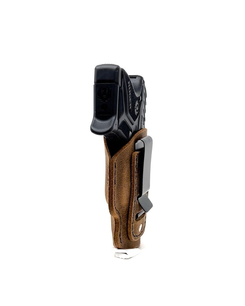 Ruger LCP / Ruger LCP 2 Leather Holster - Leather Inside the Waistband Concealed Carry Holster- 100% Water Buffalo Leather - Made in U.S.A.