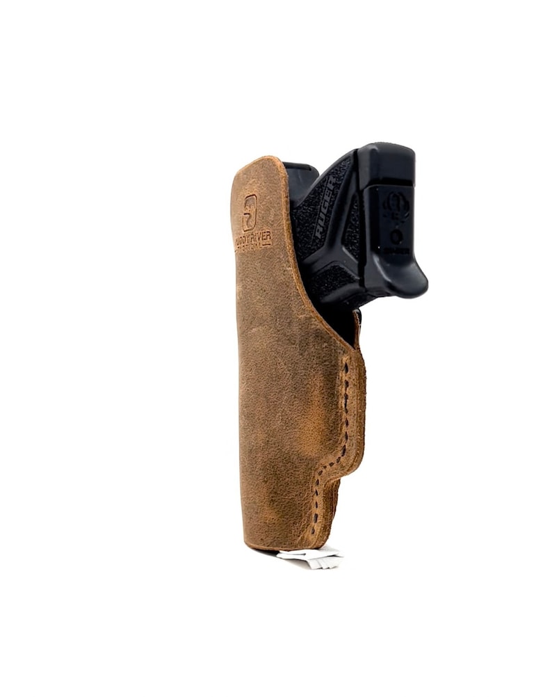 Ruger LCP / Ruger LCP 2 Leather Holster - Leather Inside the Waistband Concealed Carry Holster- 100% Water Buffalo Leather - Made in U.S.A.