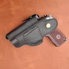 Leather Pistolet Makarov Holster Belt Carry PM Holster