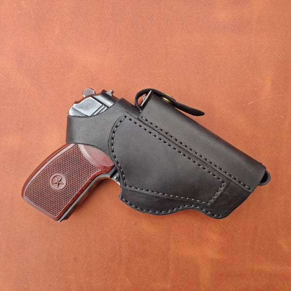 Leather Pistolet Makarov Holster Belt Carry PM Holster