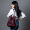 Tote leather bag, Cognac leather tote, Leather tote bag, Small tote bag, Woman shoulder bag, Gift for woman, Leather shopping bag, Gift