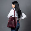 Tote leather bag, Cognac leather tote, Leather tote bag, Small tote bag, Woman shoulder bag, Gift for woman, Leather shopping bag, Gift