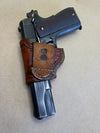 The "Slim" Holster for the Colt 1911 Govt. Model and Commander..... Handmade from Saddle Leather.