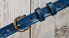 Handmade Italian Leather Belt: Women's Dress Belt, Floral Tooled, 1 inch