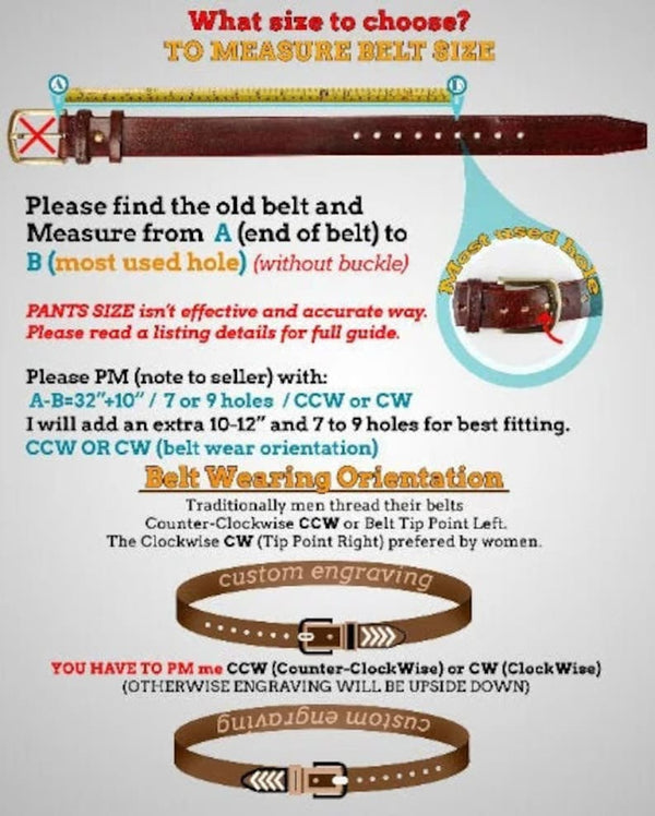 Handmade Italian Leather Belt: Women's Dress Belt, Floral Tooled, 1 inch