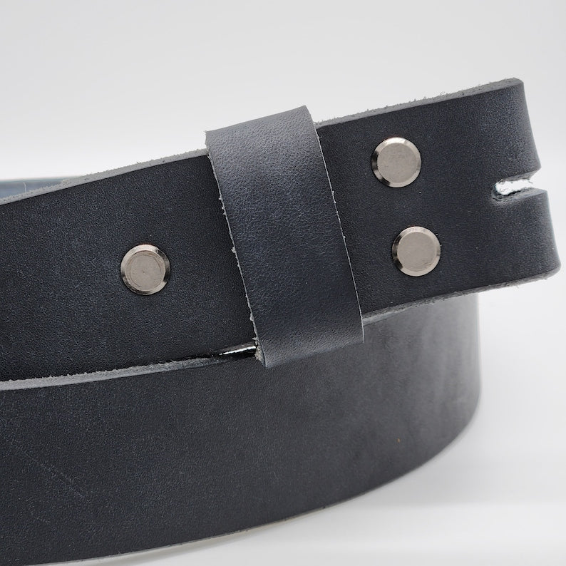 100% Full Grain Cowhide Interchangeable Replacement Leather Belt Strap - 1.5 inch wide